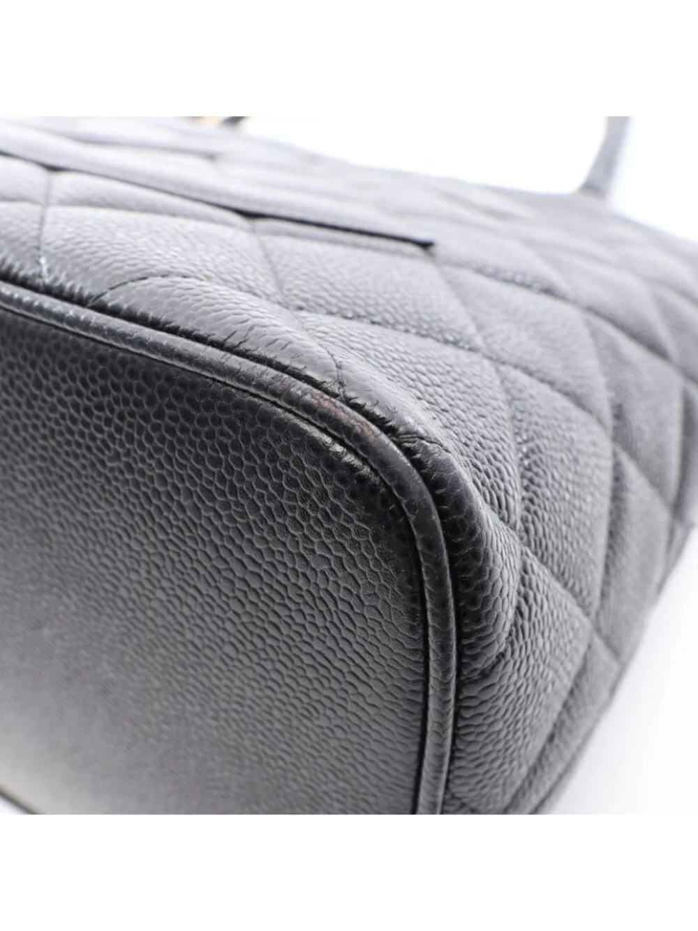 Chanel Tote Bag Reissue Black Caviar Leather